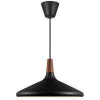 Hängeleuchte Schwarz D: 39 cm - Schwarz, Design, Holz/Metall (39cm) - Nordlux