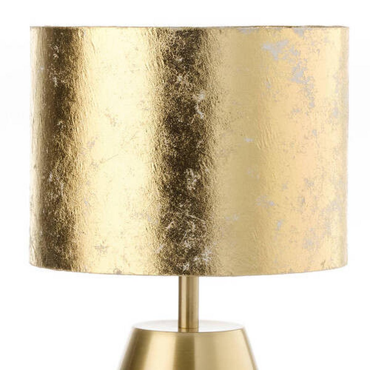 Nachttischleuchte 062/ln - Goldfarben/Schwarz, KONVENTIONELL, Textil/Metall (23/37.5cm)