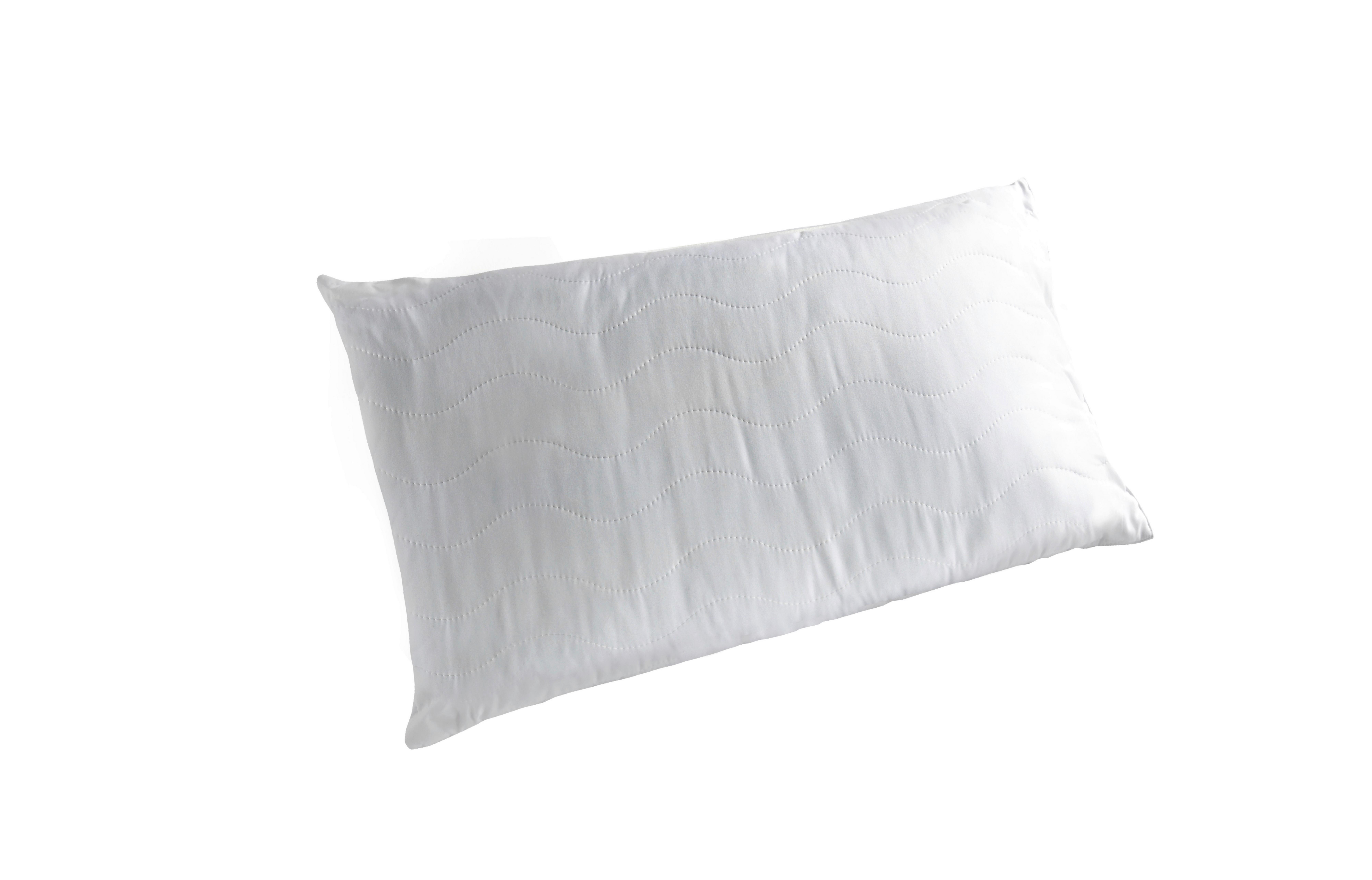 Kopfkissen Anti Schnarch Kissen 40x80 Polyester - Weiß, Basics, Textil (40x80cm)