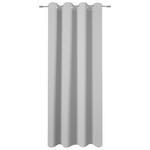 Ösenvorhang Nessi - Silberfarben, KONVENTIONELL, Textil (140/245cm) - Ondega