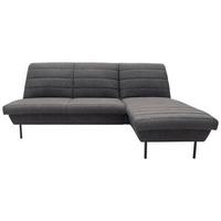 Ecksofa Looks Ix Anthrazit - Blaugrau/Schwarz, Design, Textil (214/168cm) - LOOKS by W.Joop