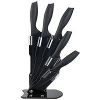 Blok na nože MELLY - černá, Moderní, kov/plast (18/34/11,5cm) - Modern Living
