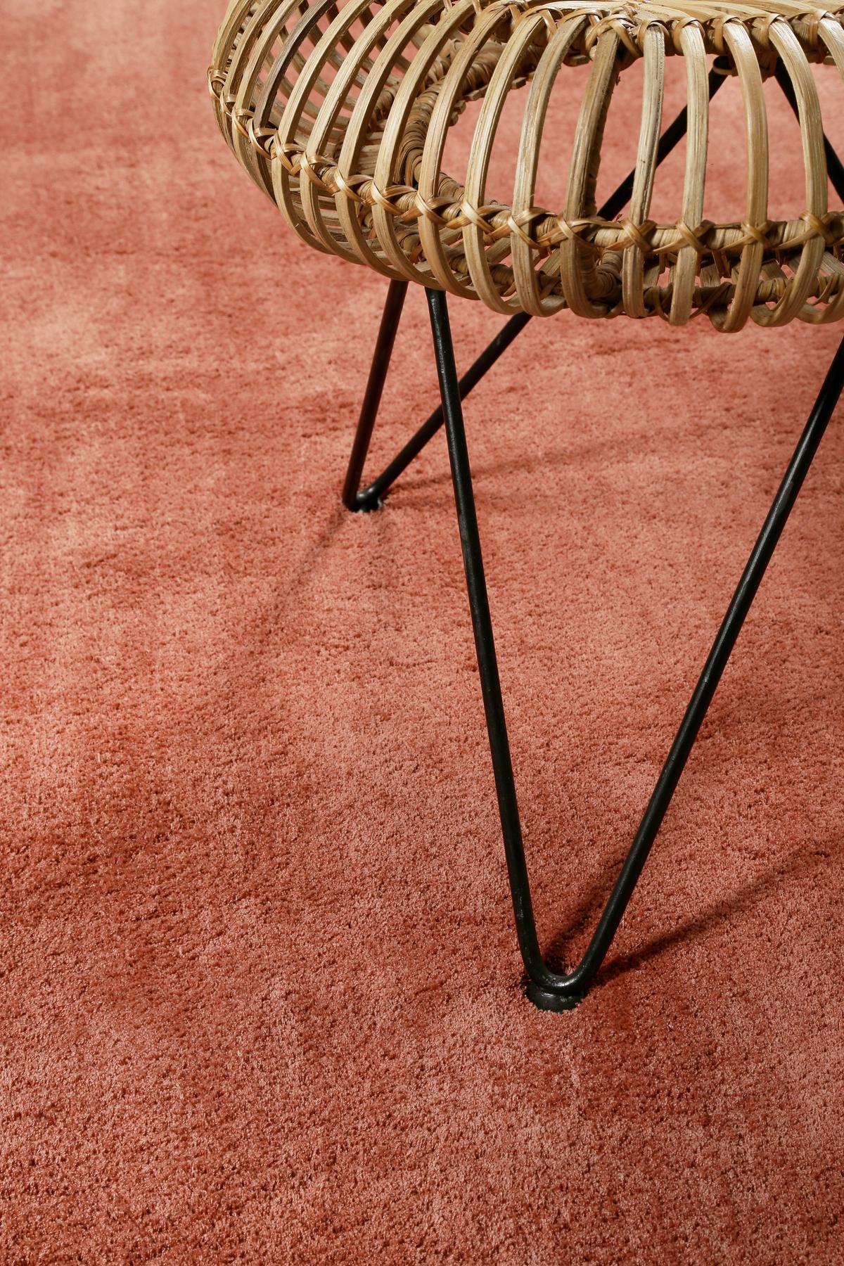Hochflor Teppich Rot Loft 80x150 cm - Rot, KONVENTIONELL, Textil (80/150cm) - Esprit