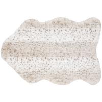 FELLTEPPICH Leopard, 100% Polyester - Schwarz/Weiß, ROMANTIK / LANDHAUS, Textil (90/60cm) - James Wood