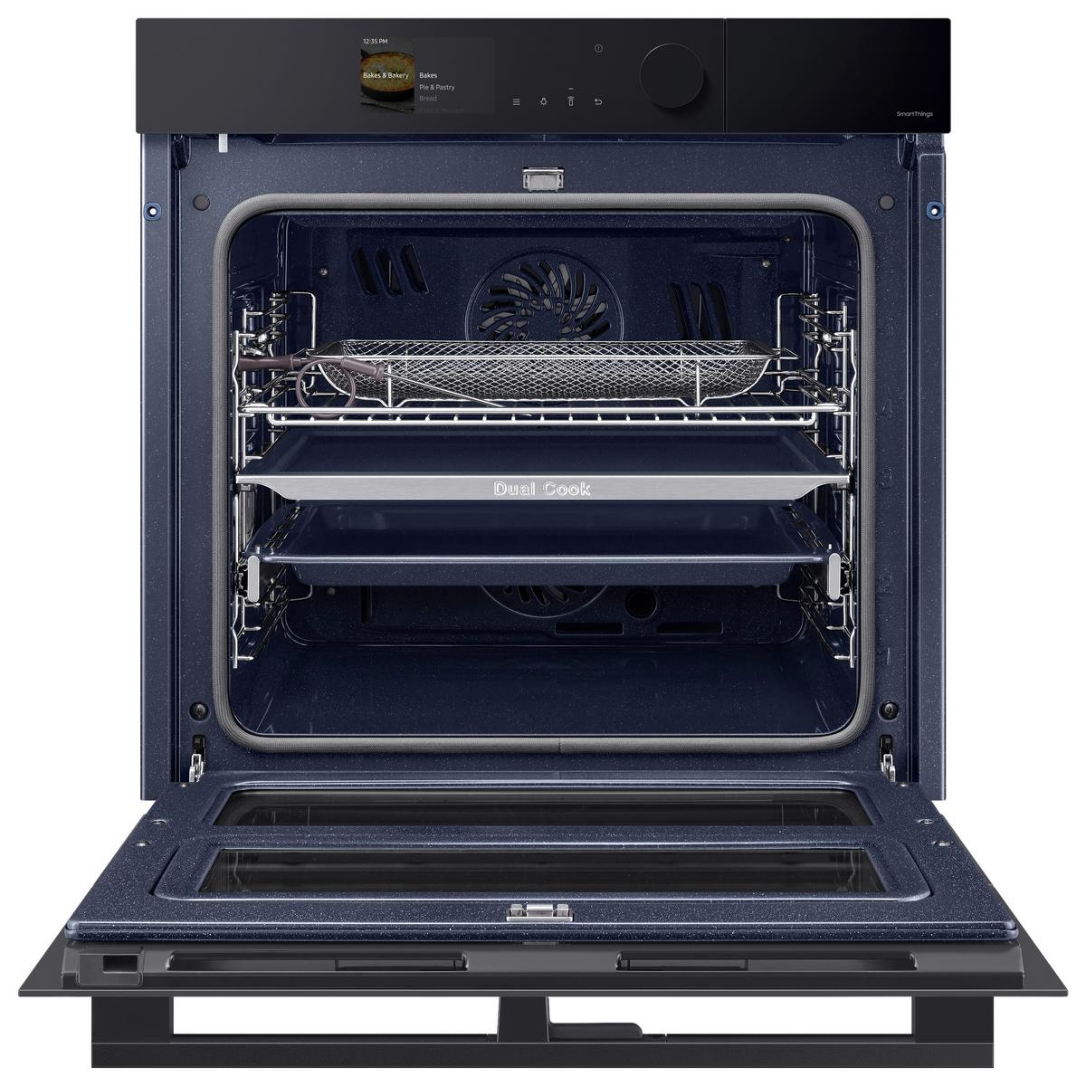 Backofen Nv7b6795jak/U3 - Schwarz, Design, Glas/Metall (59,5/59,5/57,1cm) - Samsung