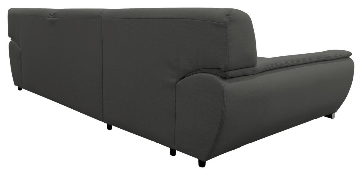 Ecksofa Mit Schlaffunktion Veratti Mit Schlaffunktion - Silberfarben/Grau, Design, Textil (167/281cm) - MID.YOU