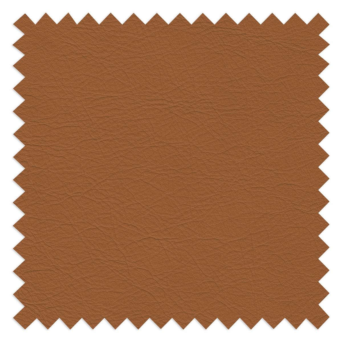 Ecksofa Spring Cognac Chrom S: 250x273 Cm - Chromfarben/Cognac, Design, Leder (250/273cm) - Livetastic