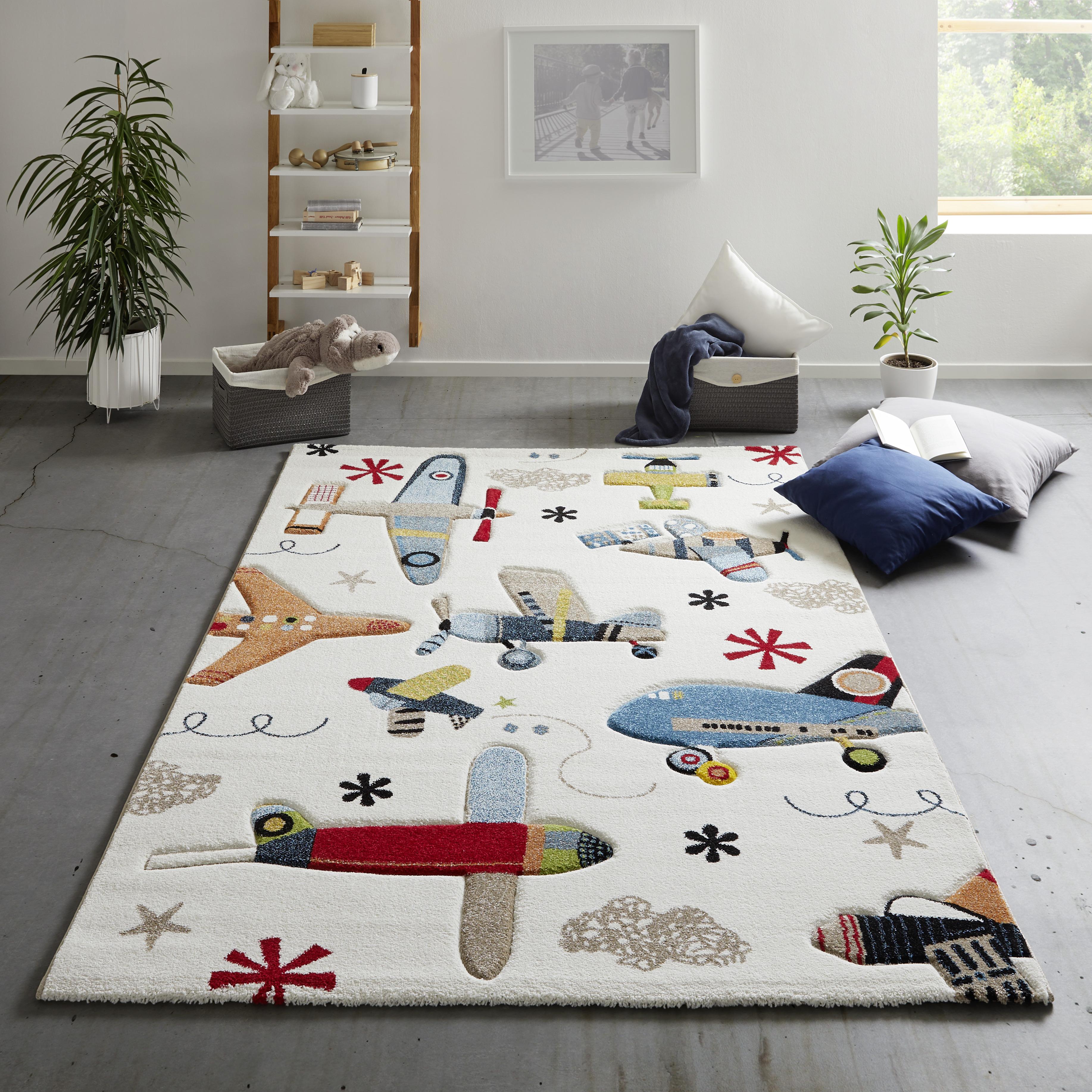 DETSKÝ KOBEREC Lietadlá, 120/170cm - viacfarebná, textil (120/170cm) - Mömax