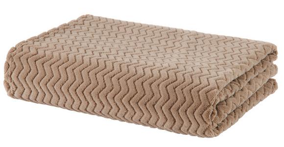 Kuscheldecke Talisha Taupe 130x170 cm - Taupe, MODERN, Textil (130/170cm) - Luca Bessoni