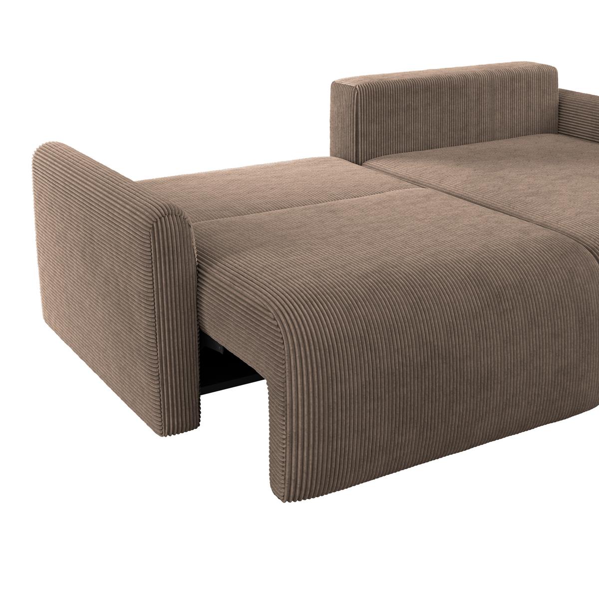 Ecksofa Josh Braun S: 229x146 Cm - Braun, Trend, Textil (229/146cm)