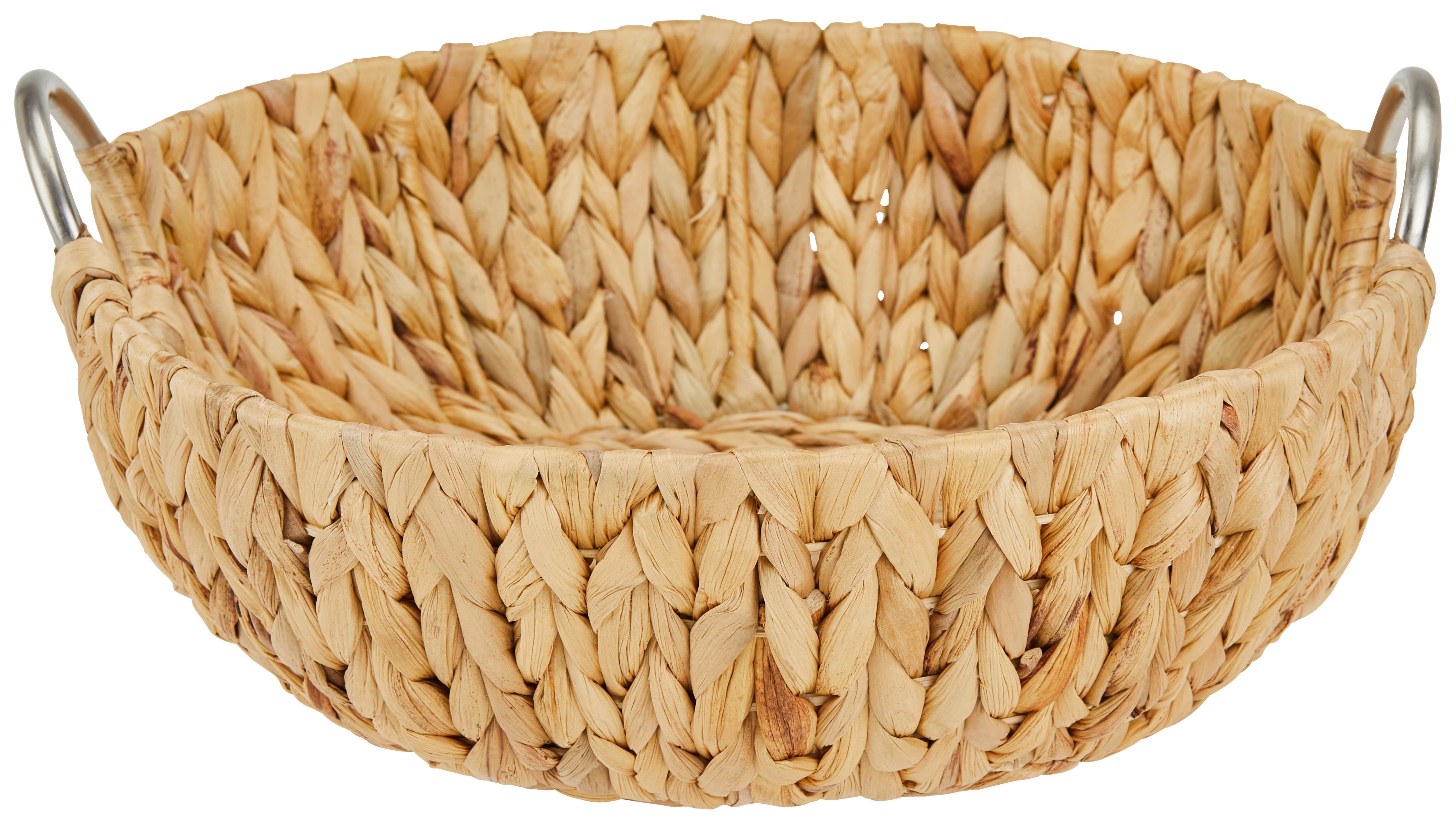 Dekoschale Algimantas L Naturfarben DxH: 38x17 cm