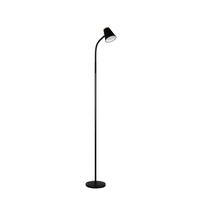 LED-Stehleuchte Pongo Braun Schwarz B: 19,5 cm - Schwarz/Braun, Basics, Kunststoff/Metall (145/19,5/37cm)