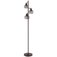 Stehleuchte Exkl. 3xe14, 40w - Rostfarben/Schwarz, Design, Kunststoff/Metall (31/161cm) - Globo