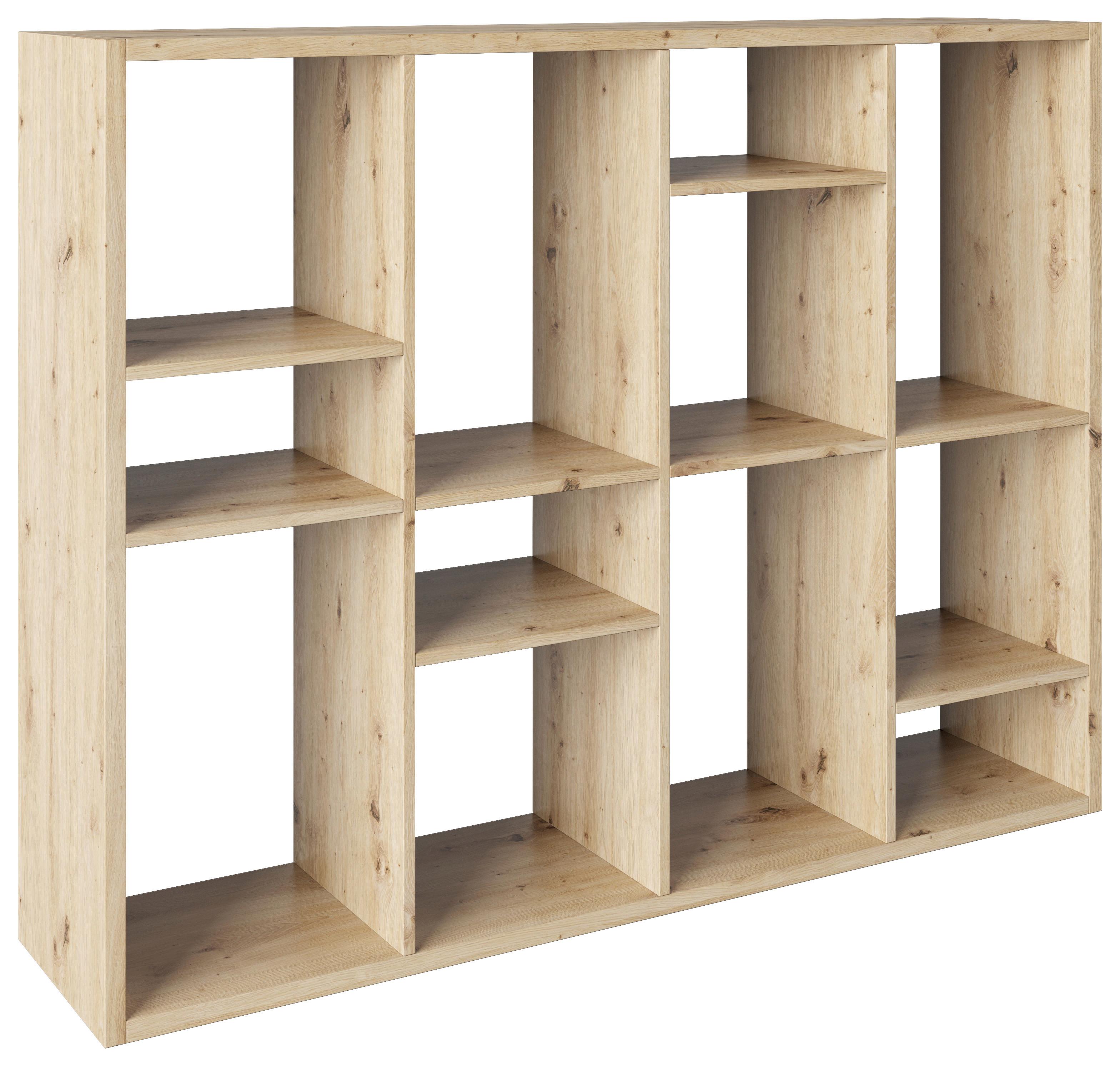 Regal Fortuna - Eiche Artisan, Basics, Holzwerkstoff (113/147/34cm) - MID.YOU
