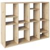 Regal Fortuna - Eiche Artisan, Basics, Holzwerkstoff (113/147/34cm) - MID.YOU