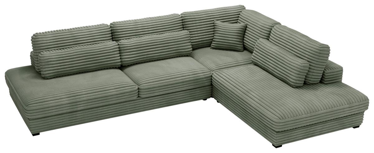 Sven Grün S: 332x244 Cm - Schwarz/Grün, Design, Textil (332/244cm) - Livetastic