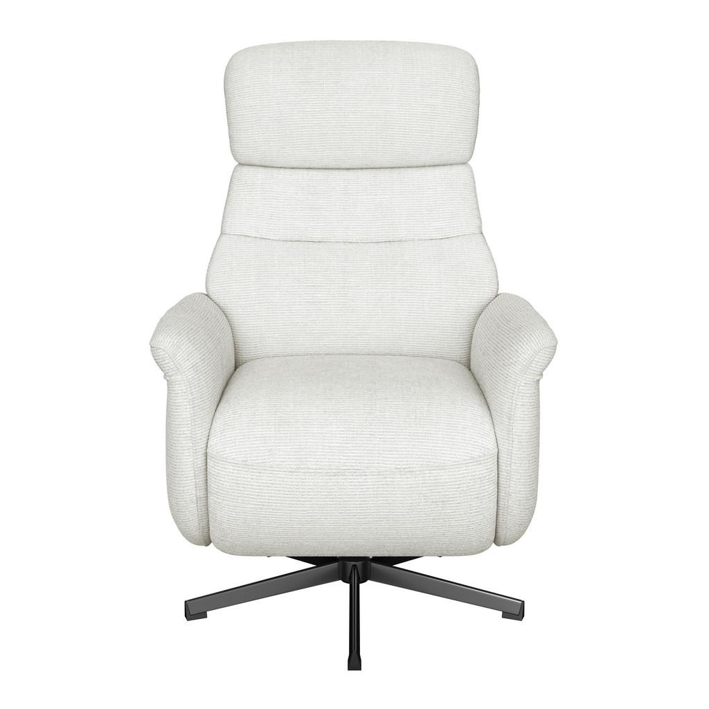 Relaxsessel Manila Chenille silber, B: 73 cm