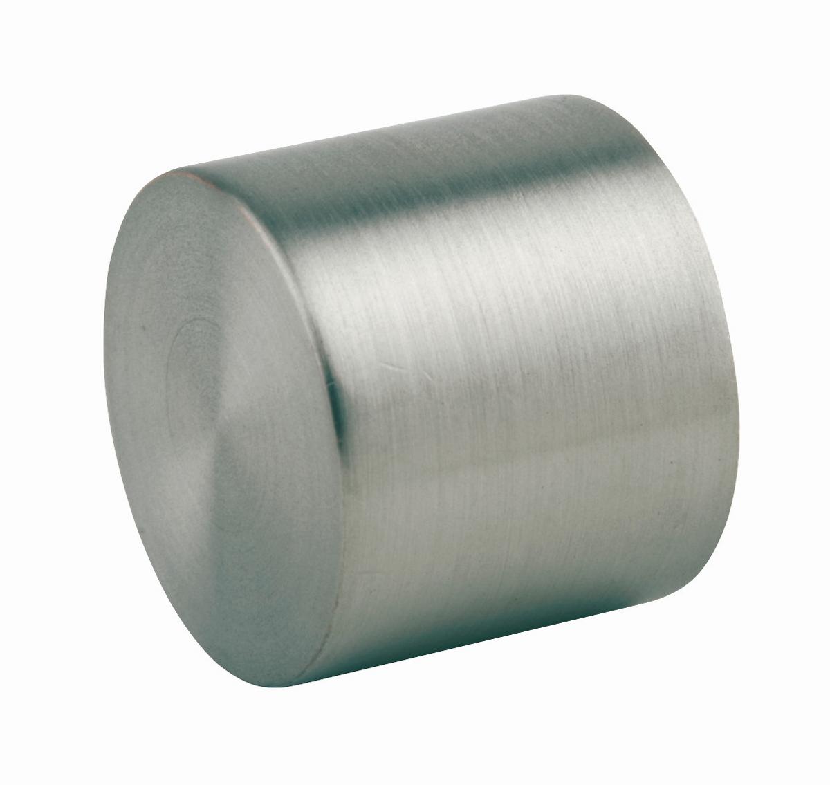 KONCOVKA COMBI, 2 KS/BALENIE - farba ušľachtilej ocele, Modern, kov (1/1/1cm) - Modern Living