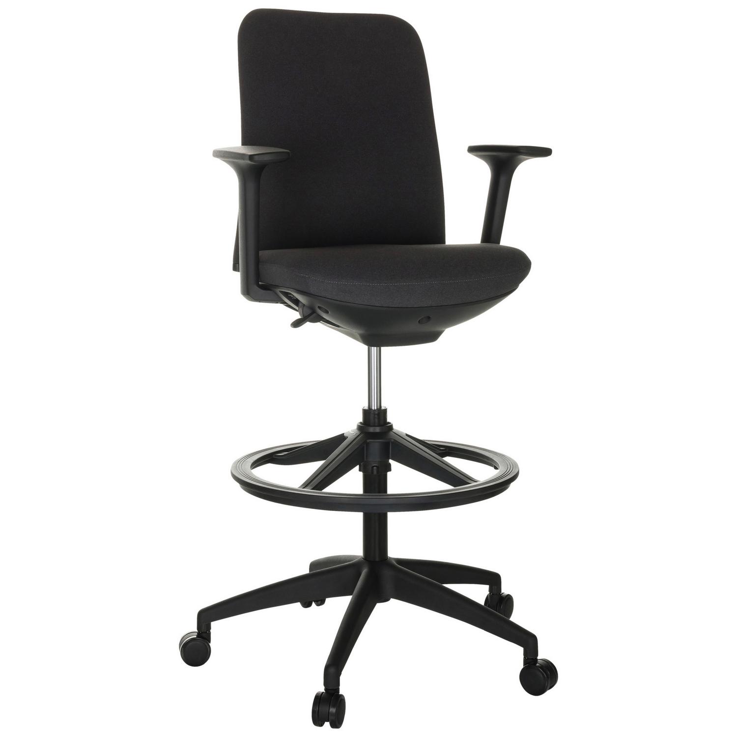 Drehstuhl Nestora Work Schwarz 73x115-140x73 cm