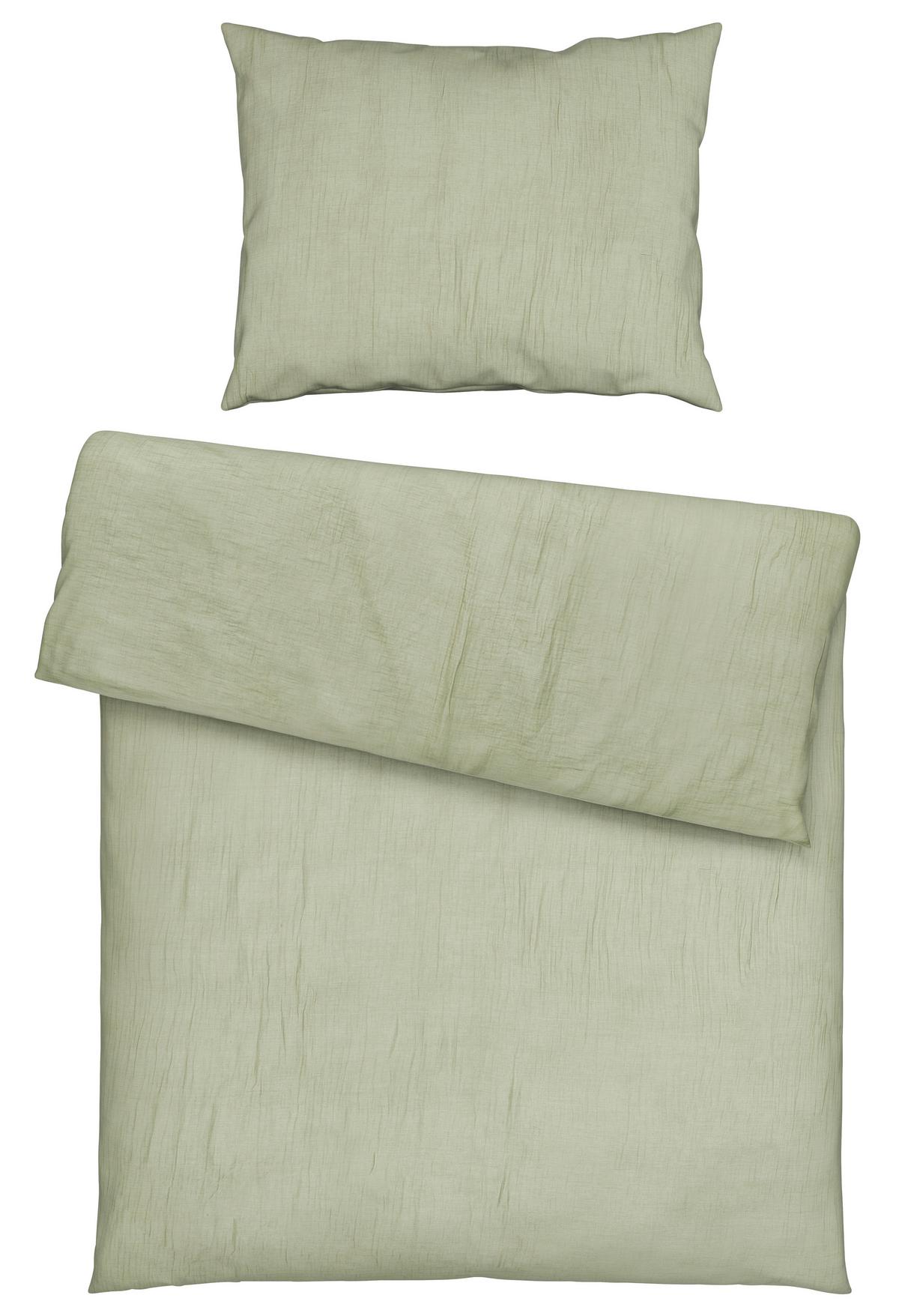 Povlečení Melania,70/90 140/200cm,zelená - zelená, Lifestyle, textil (140/200cm) - Modern Living