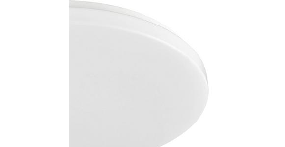 LED-Deckenleuchte Alena Ø 28 cm, Rund - Weiß, KONVENTIONELL, Kunststoff/Metall (28/4,5cm) - Ondega