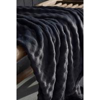 MÄKKÁ DEKA BIEN AU CHAUD - čierna, Modern, textil (130/180cm)