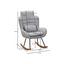 Schaukelsessel Rocky B: ca. 75 cm Grau - Eichefarben/Grau, Design, Textil (75/110/88,5cm) - Livetastic Schaukelsessel Rocky B: ca. 75 cm Grau - Eichefarben/Grau, Design, Textil (75/110/88,5cm) - Livetastic