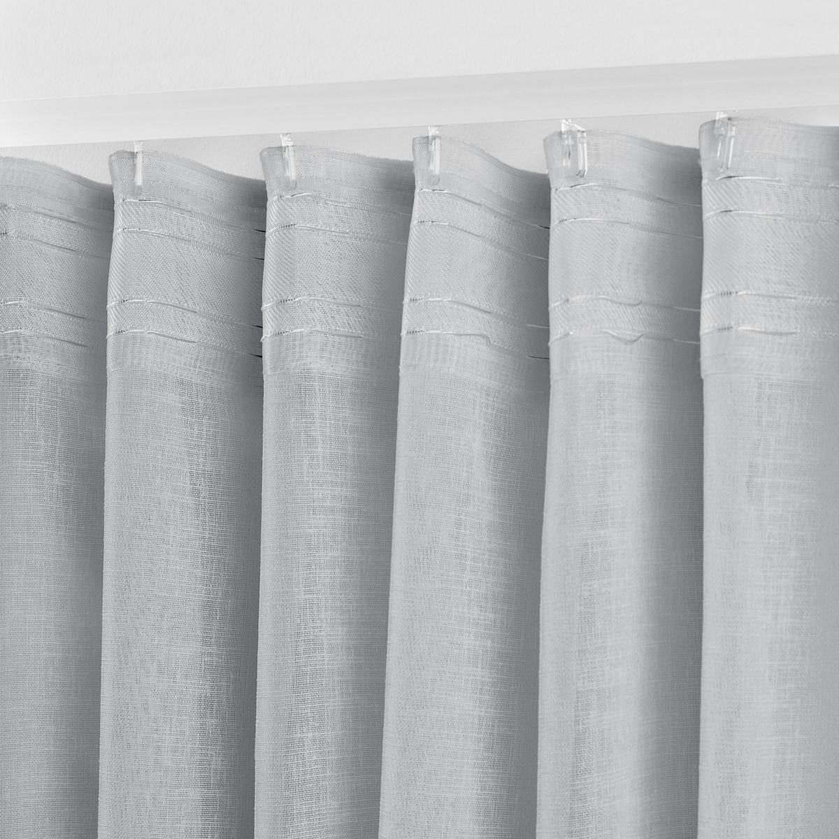 HOTOVÝ ZÁVĚS Sigrid, 140/245cm - šedá, Romantický / Rustikální, textil (140/245cm) - Premium Living