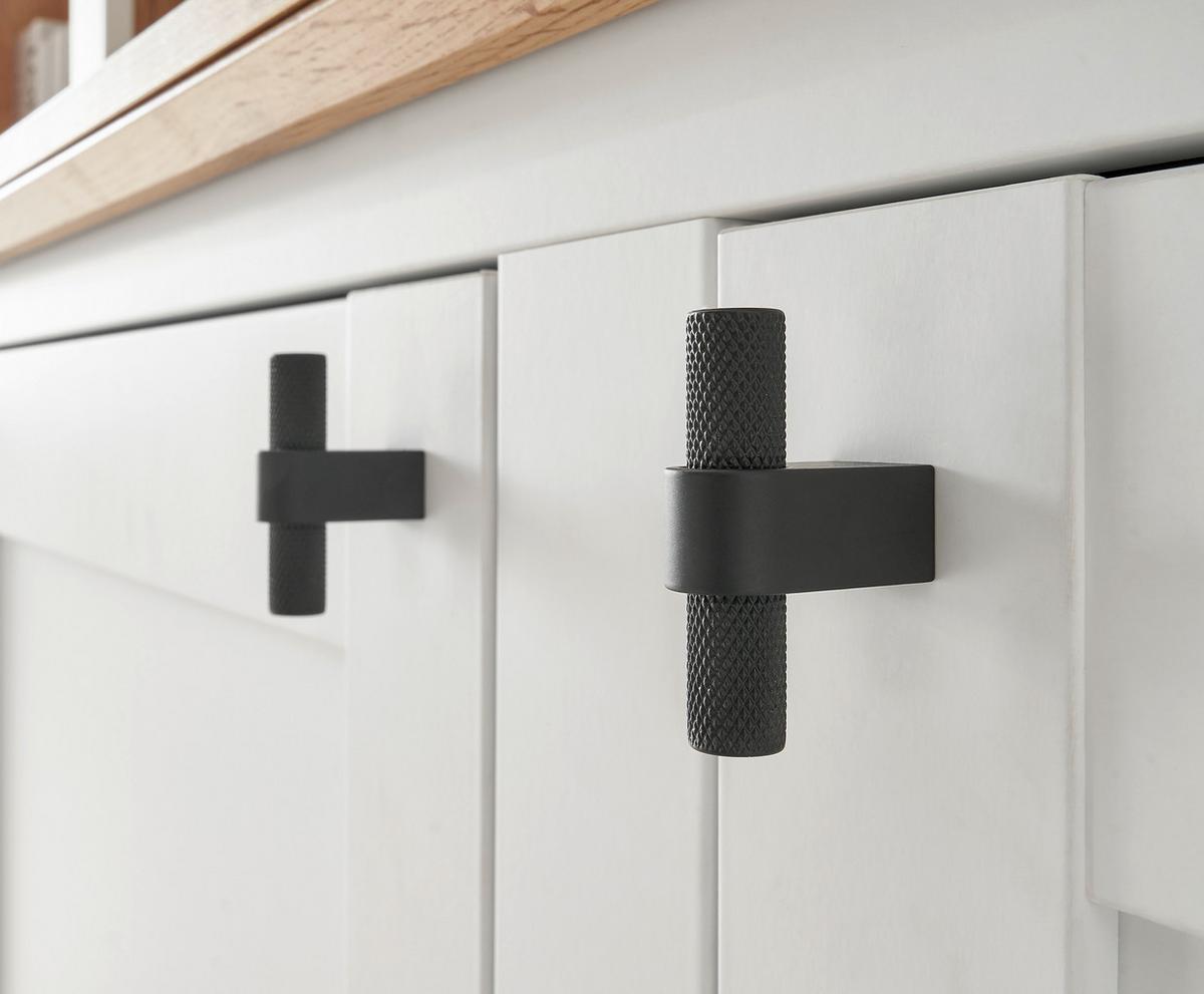 Sideboard Bristol Eiche-/Pinienfarben B: 198cm - Eichefarben/Eiche Wotan, Design, Holzwerkstoff (198/88/45cm) - MID.YOU