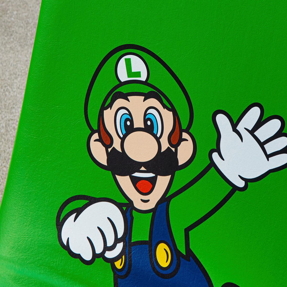 Gamingsessel Nintendo Grün B: 41 Cm - Grün, MODERN, Leder/Holzwerkstoff (41/65/84,5cm) - X Rocker