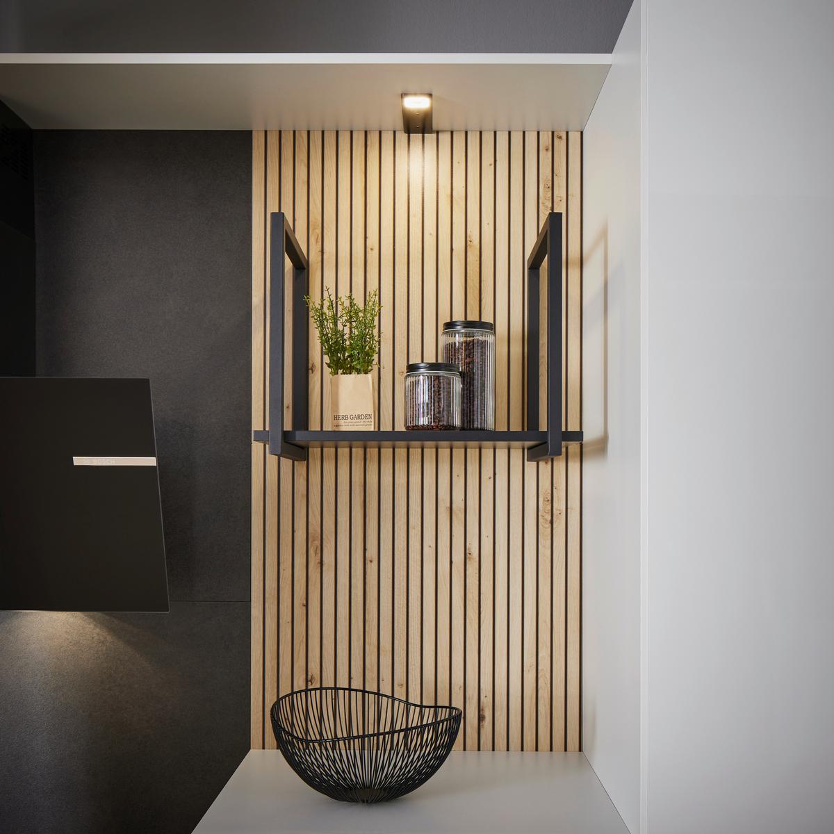 Eckküche Ip4050 315x185 Cm Weiß Hochglanz - Basics, Holzwerkstoff (315/185cm) - Impuls