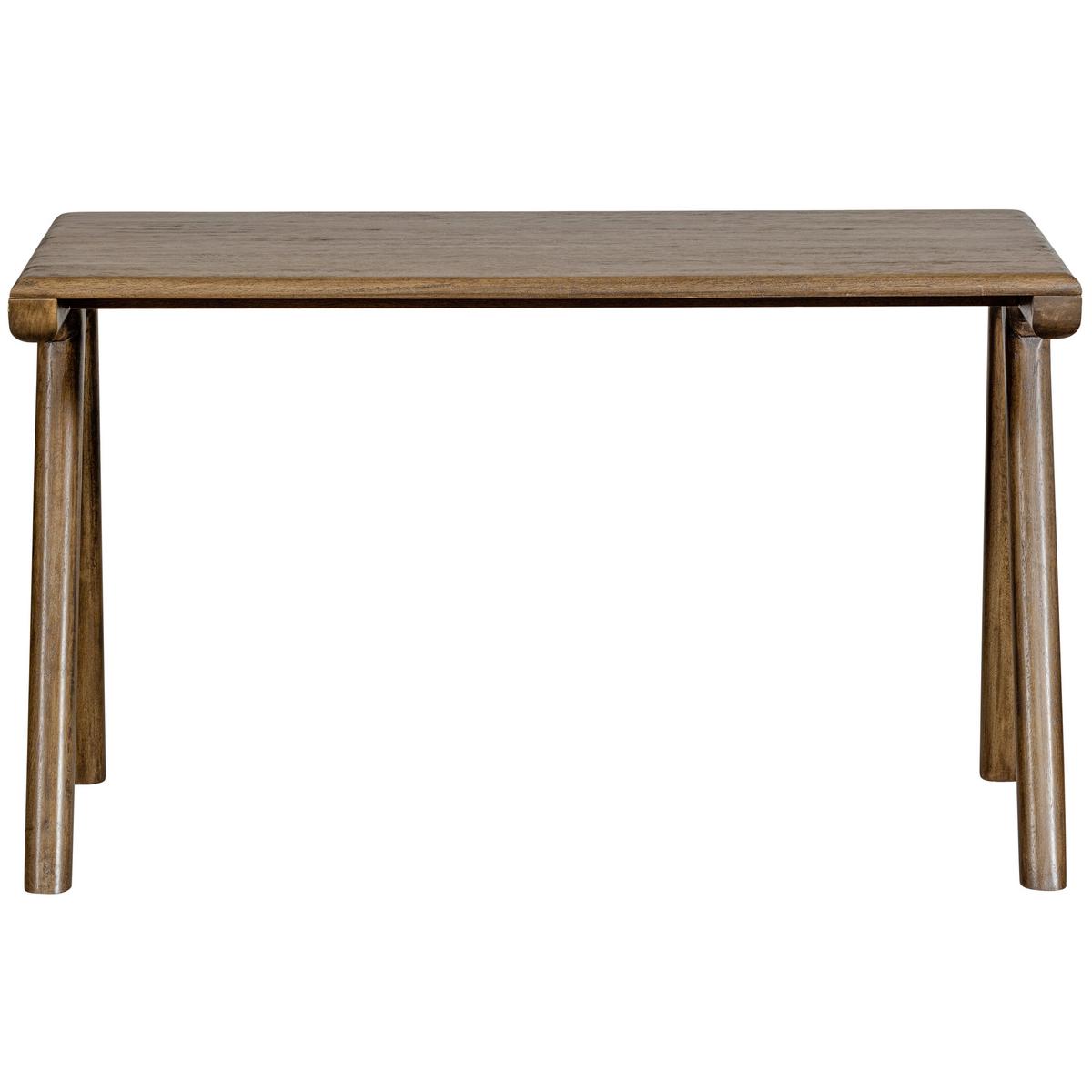Schreibtisch Tug Walnussfarben B: 130 cm - Walnussfarben, Design, Holz (130/60/78cm) - Livetastic