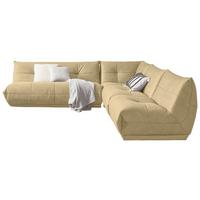 Ecksofa Giselle Beige S: 285x315 cm - Beige, Trend, Textil (285/315cm) - Livetastic