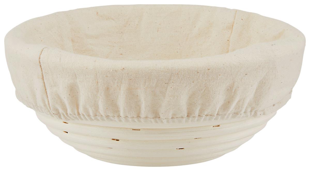 Gärkorb Krisitna -S - Weiß, ROMANTIK / LANDHAUS, Holz/Textil (20/8cm) - James Wood