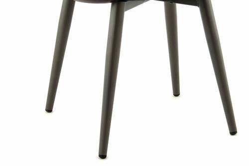 Esszimmerstuhl Cecil Violett Gesteppt 2er-Set - Violett, LIFESTYLE, Leder/Metall (51/80/60cm) - Kayoom