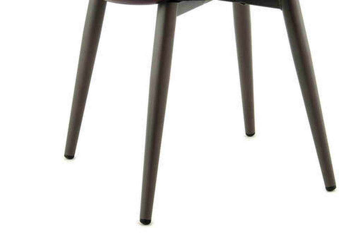 Sada stoličiek tmavofialová - fialová, Lifestyle, kov/koža (51/80/60cm)