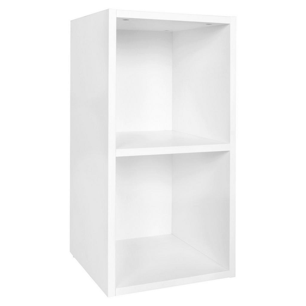 Regal Mit 2 Fächern B: 30 cm Weiß
