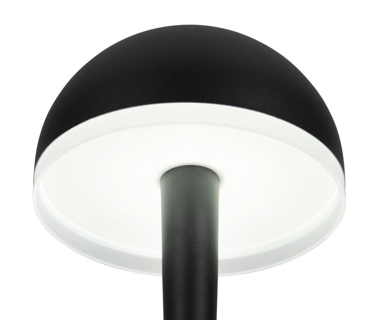 LED-Tischleuchte, Schwarz R54541132 - Schwarz/Weiß, Basics, Kunststoff/Metall (15,4/29,5cm)