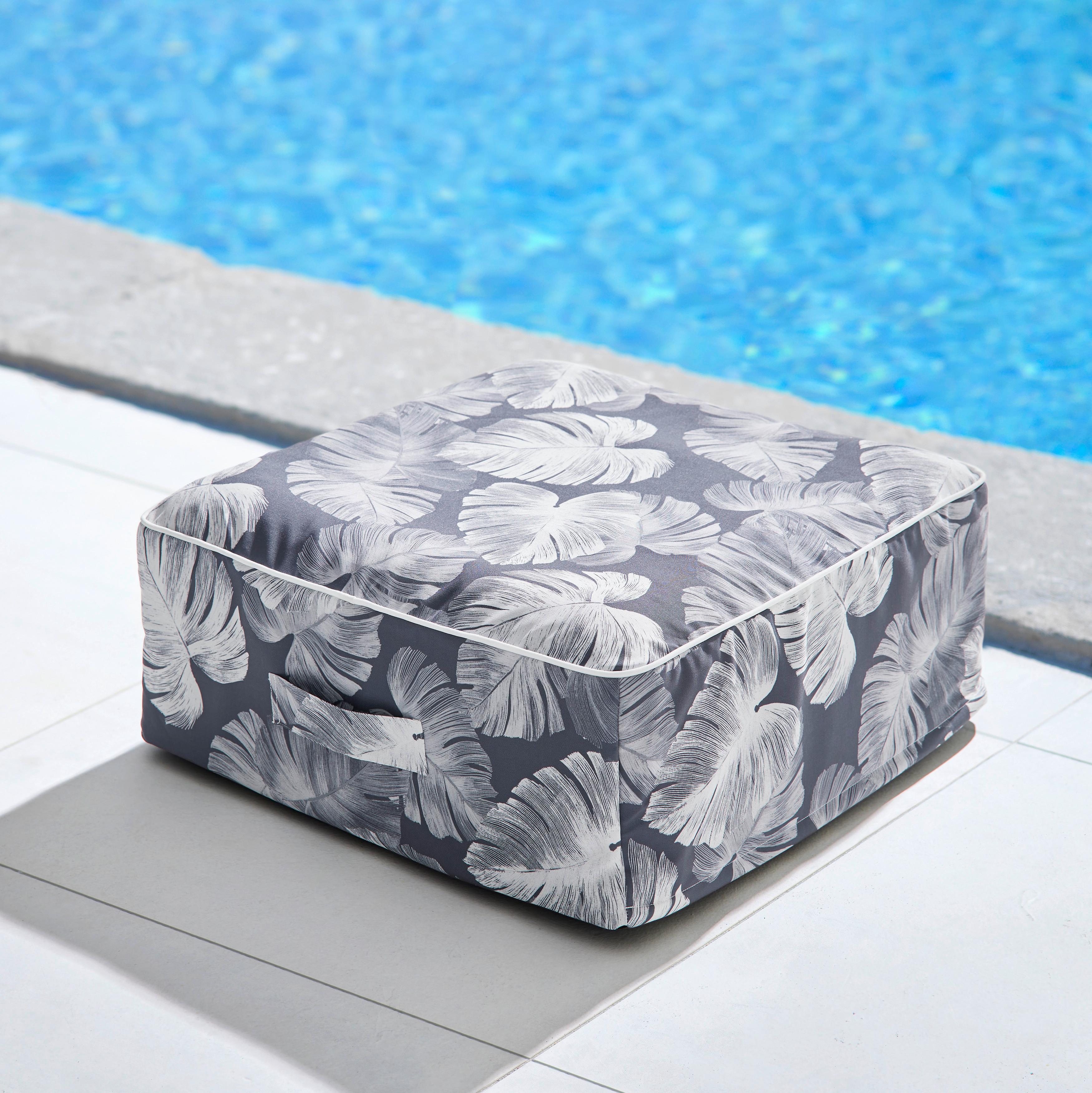 SEDACÍ VENKOVNÍ PODUŠKA CASSY - šedá, Moderní, textil (60/23/60cm) - Bessagi Garden