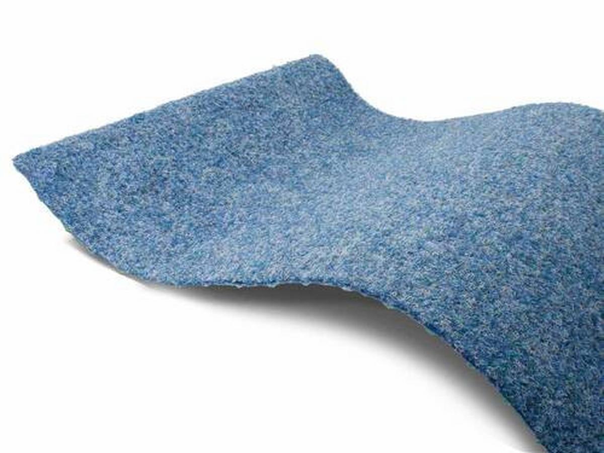 Rasenteppich Georgia Blau - Blau, Basics, Textil (133/100cm)