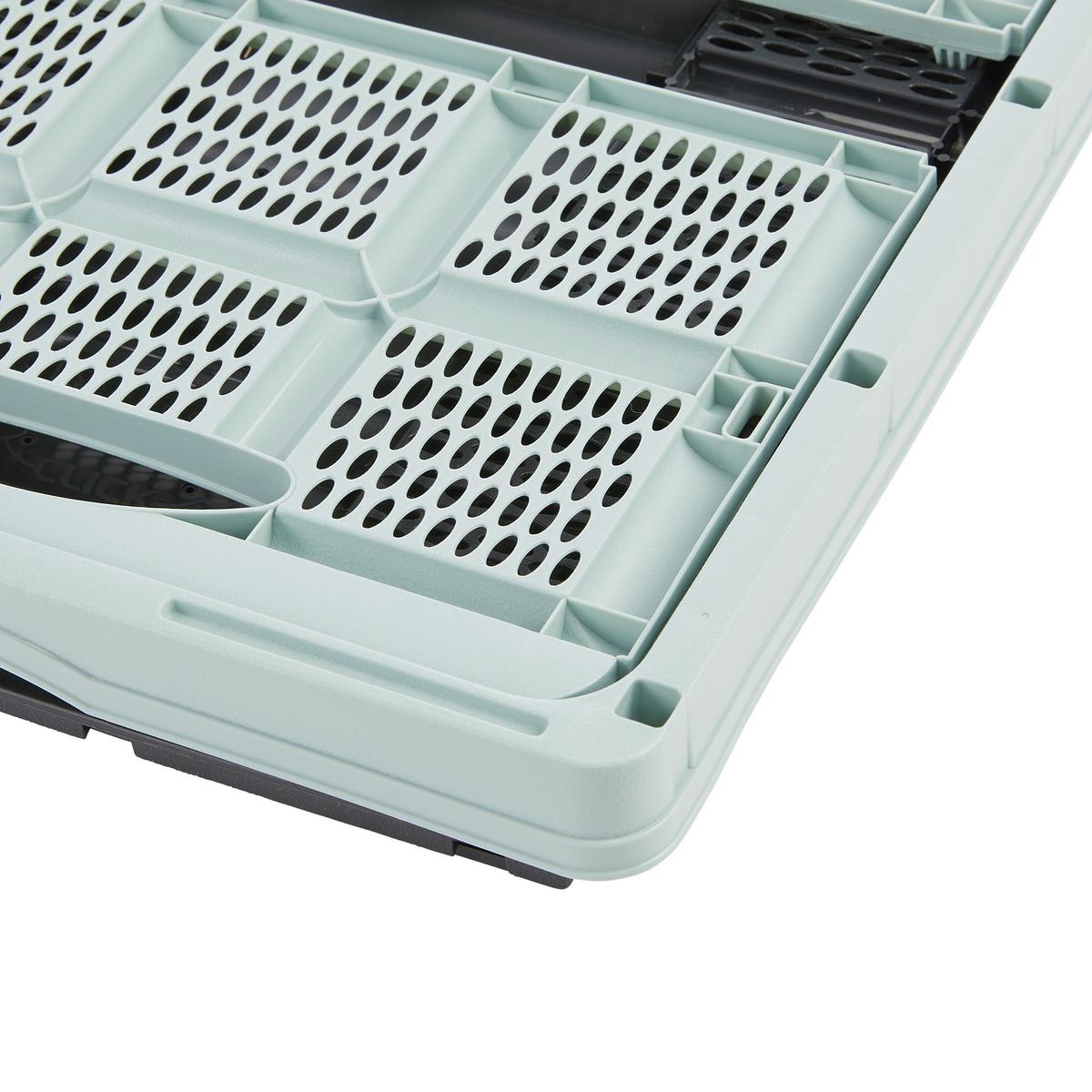 Klappbox Theodor - Sandfarben/Pastellblau, KONVENTIONELL, Kunststoff (51/34/23cm) - Ondega