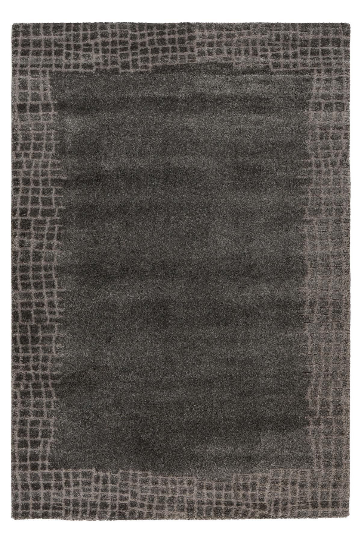 Hochflorteppich My Canyon 972 - Anthrazit, Basics, Textil (120/170cm) - Obsession