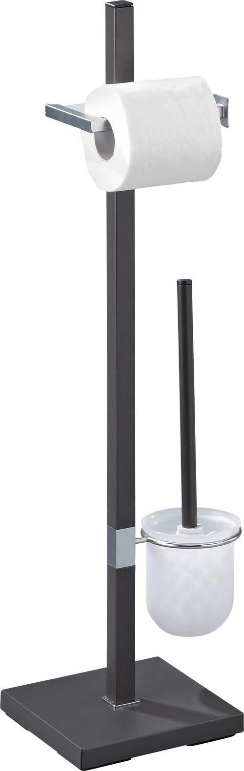 Wc-papír Tartó Mode - antracit, Modern, fém (22/76/18cm) - Homezone