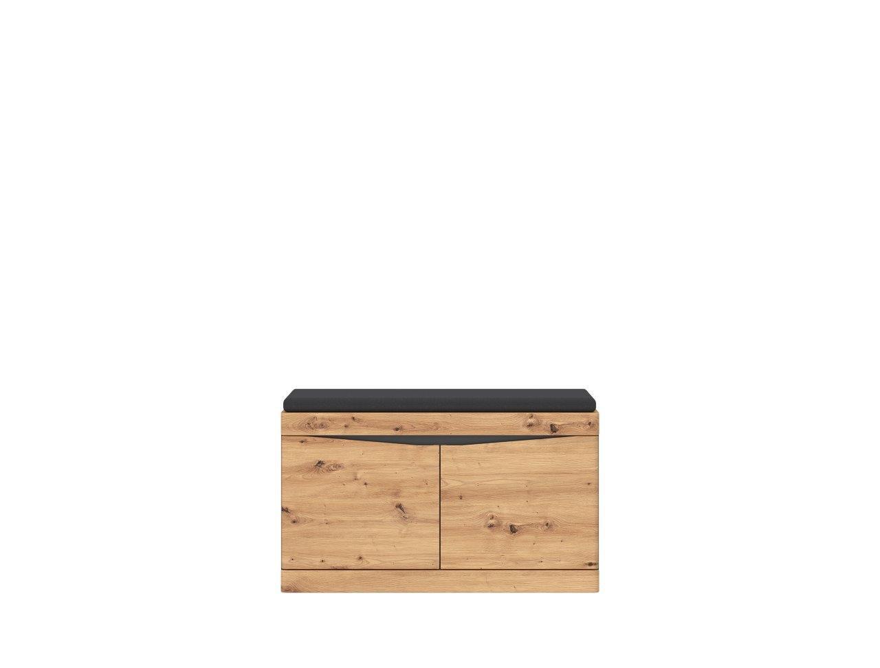 Garderobenbank Turino Eiche Artisan Dekor B: 86 cm