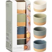 Dipschale Sarah - Dunkelgrün/Anthrazit, Basics, Keramik (6,5/4/6,5cm)