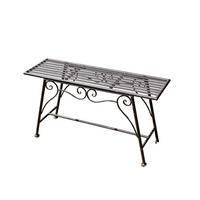 Gartenbank Stahl 2-sitzer Lorin - Rostfarben, MODERN, Metall (83/45/27cm)
