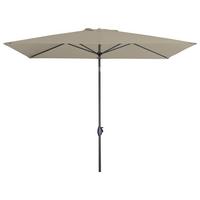 Sonnenschirm B/H/T: 250x257x200 cm Greige - Greige/Alufarben, MODERN, Textil/Metall (250/257/200cm) - Doppler