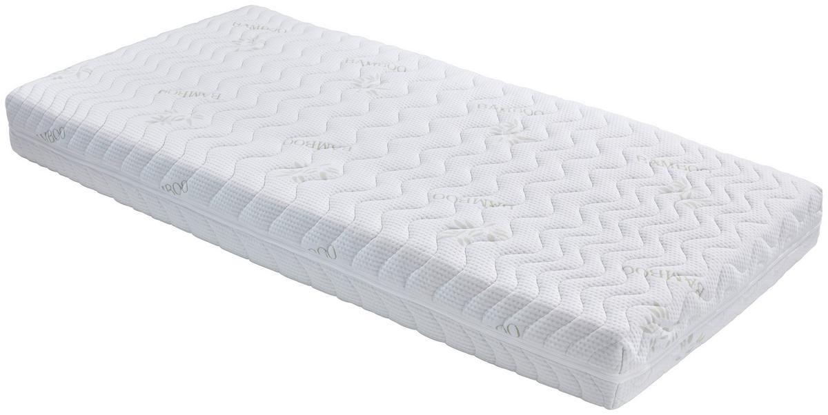 Partnerská matrace Bamboo X L 90/200cm, H3/ H4 - bílá, textil (90/200cm) - Primatex