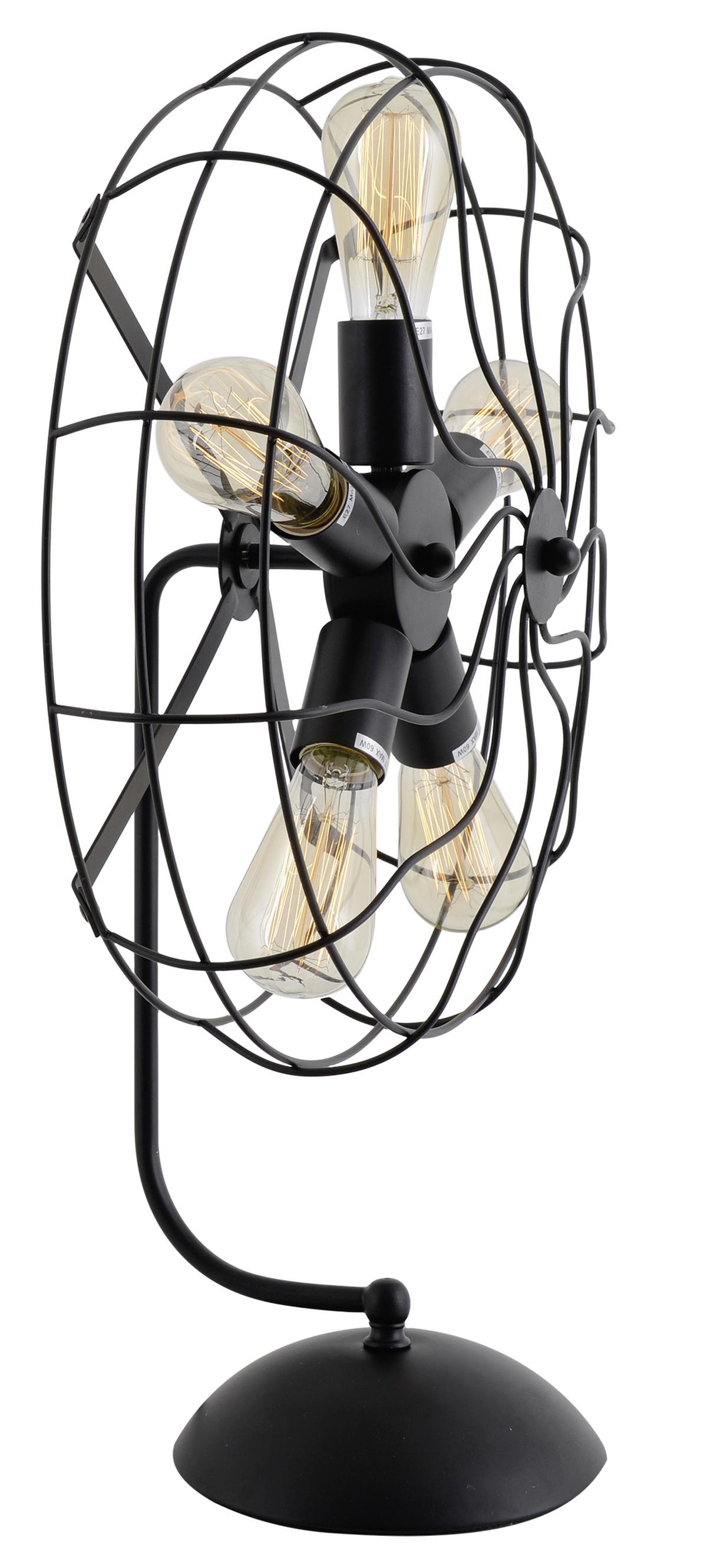 Tischlampe Alex Schwarz Alex - Schwarz, Trend, Metall (47,5/14,5/64cm) - Näve