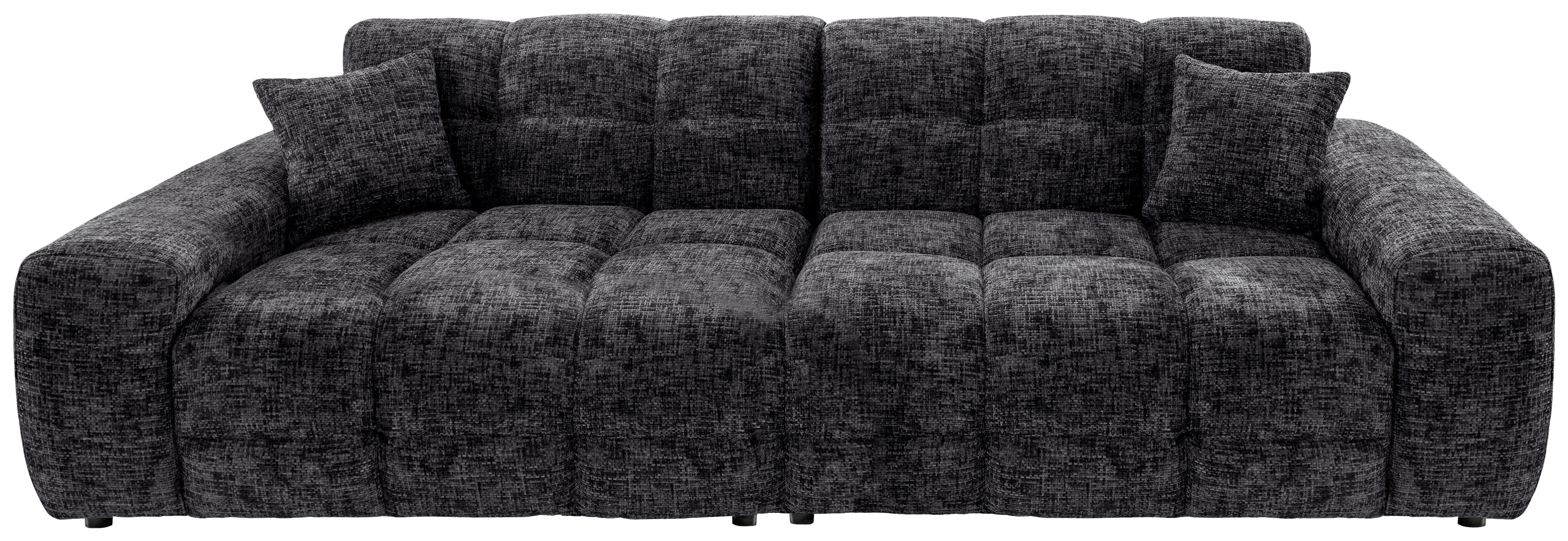 Viersitzer-Sofa Bosco, Schwarz B: 300 cm - Schwarz, MODERN, Textil (300/87/120cm) - Livetastic